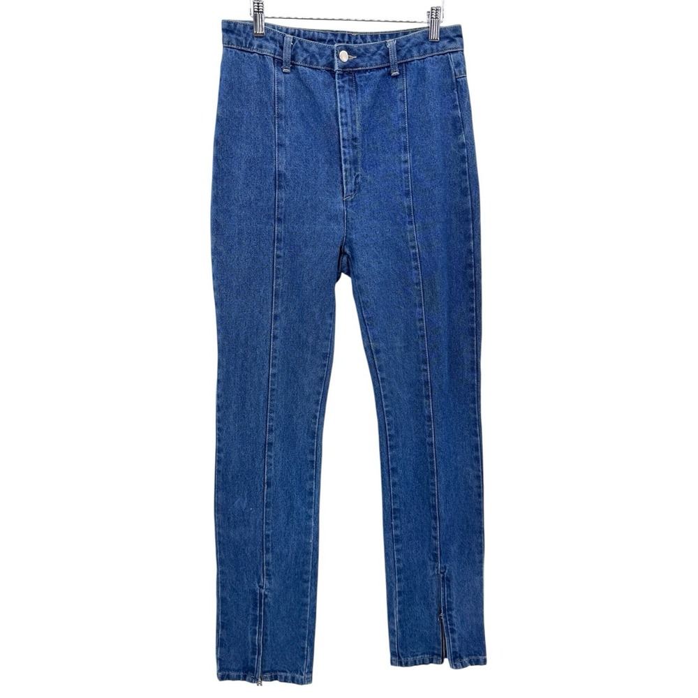 Rotate Birger Christensen Jada Jeans Women's Size 30 High Rise Zip Hem Denim‎
